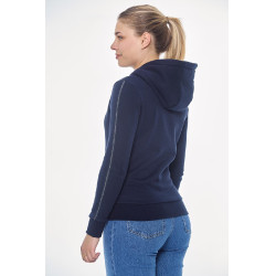 Sweat Zip Harcour Sworm femme Marine Bleu marine