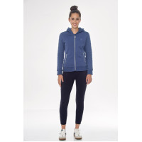 Sweat Zip Harcour Sworm femme Marine Bleu marine