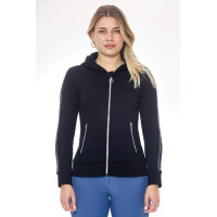 Sweat Zip Harcour Sworm femme Noir