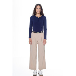 Tee-Shirt Harcour Pipalo manches longues femme Marine Bleu marine