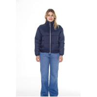 Veste Harcour Janari Puffer femme Marine / argent Bleu Veste Harcour Janari Puffer femme Marine / argent Bleu
