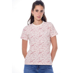 Tee-shirt Harcour Tabatha Jouy Jaune Tee-shirt Harcour Tabatha Jouy Jaune