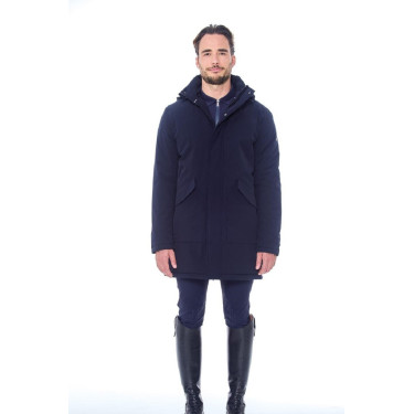 Parka longue Harcour Paulin Homme Marine Bleu marine
