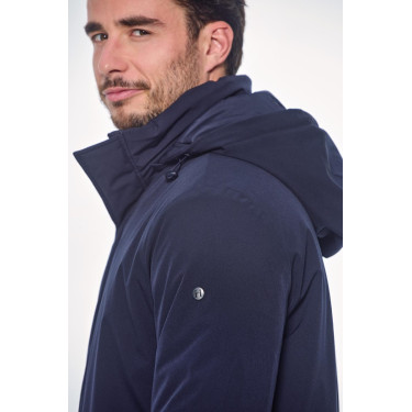 Parka longue Harcour Paulin Homme Marine Bleu marine