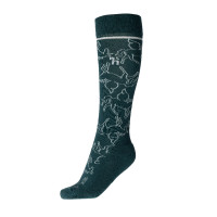 Chaussettes d'hiver Horze enfant Pegasus Vert d'eau foncé Chaussettes d'hiver Horze enfant Pegasus Vert d'eau foncé