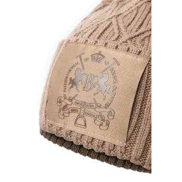 Bonnet B Vertigo tricoté Faye Brun boue Beige Bonnet B Vertigo tricoté Faye Brun boue Beige