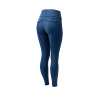 Legging thermique hybride Horze Anya full grip Deep sea blue