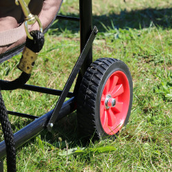 Chariot porte selle Hennie Noir Chariot porte selle Hennie Noir
