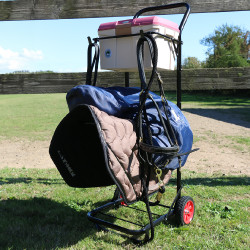 Chariot porte selle Hennie Noir Chariot porte selle Hennie Noir