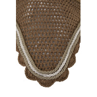 Bonnet anti-mouches Horze Windsor Marron clair Bonnet anti-mouches Horze Windsor Marron clair