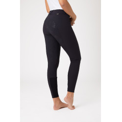 Pantalon Horze Grand Prix à fond silicone femme Bleu foncé Pantalon Horze Grand Prix à fond silicone femme Bleu foncé
