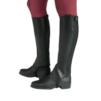 Mini-chaps cuir souple Horze Franci Noir Mini-chaps cuir souple Horze Franci Noir