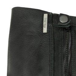 Mini-chaps cuir souple Horze Franci Noir