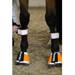 Courroies de cuisse fluo Horze Orange Courroies de cuisse fluo Horze Orange