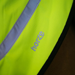 Harnais collier réfléchissant Horze Jaune