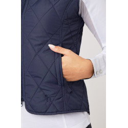 Veste matelassée classique Horze Spirit femme Bleu foncé peacoat Veste matelassée classique Horze Spirit femme Bleu foncé peacoat