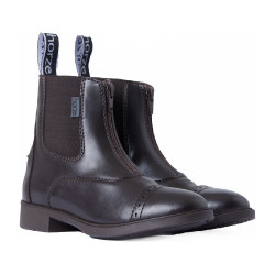 Boots jodhpur fermeture à glissière Horze Wexford enfant Marron
