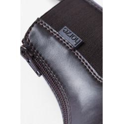 Boots jodhpur fermeture à glissière Horze Wexford enfant Marron