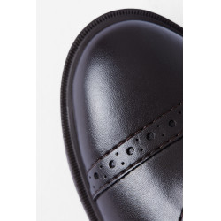 Boots jodhpur fermeture à glissière Horze Wexford enfant Marron
