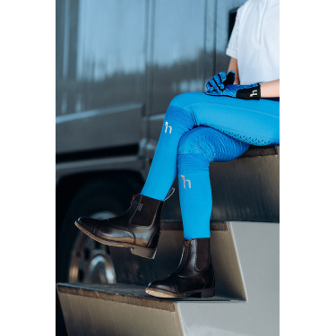 Boots jodhpur fermeture à glissière Horze Wexford enfant Marron