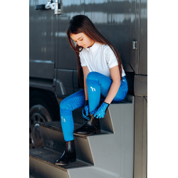 Boots jodhpur fermeture à glissière Horze Wexford enfant Marron