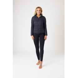 Veste matelassée légère Horze Alicia femme Bleu marine