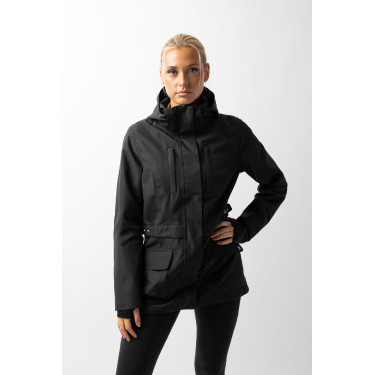 Veste technique protectrice Horze Jadine femme Noir