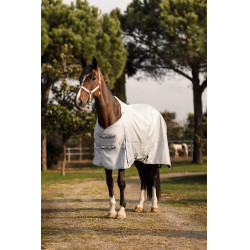 Couverture imperméable Nevada Horze 600 deniers Gris brillant Couverture imperméable Nevada Horze 600 deniers Gris brillant