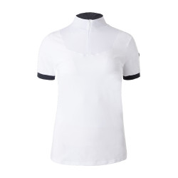 Polo technique Horze Taylor femme Blanc