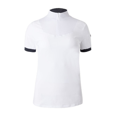 Polo technique Horze Taylor femme Blanc