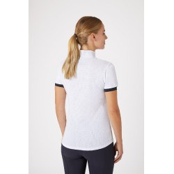 Polo technique Horze Taylor femme Blanc