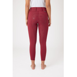 Pantalon Thermo Grand Prix Horze avec fond peau silicone femme Rouge profond