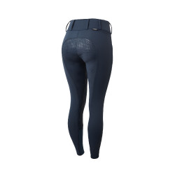 Pantalon Thermo Grand Prix Horze avec fond peau silicone femme Bleu nuit