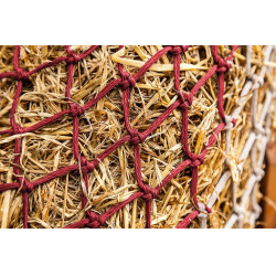 Filet à foin LeMieux Hippo Bordeaux / beige Filet à foin LeMieux Hippo Bordeaux / beige