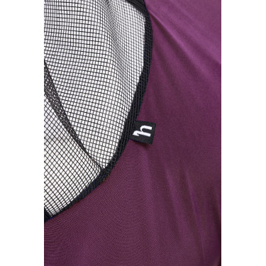 Masque anti-insectes Soft Stretch Horze Rouge foncé