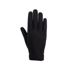 Gants d'équitation avec paume silicone enfant Horze Noir Gants d'équitation avec paume silicone enfant Horze Noir