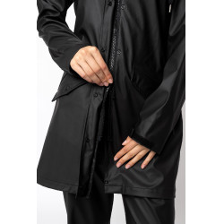 Imperméable PU Billie femme Horze Noir Imperméable PU Billie femme Horze Noir