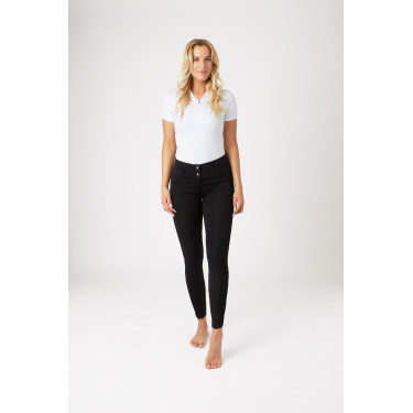 Pantalon d'équitation à basanes cuir Daniela femme Horze Pantalon d'équitation à basanes cuir Daniela femme Horze