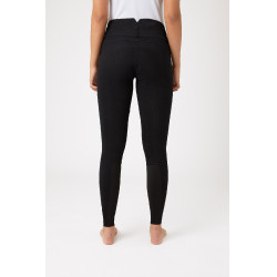 Pantalon d'équitation à basanes cuir Daniela femme Horze Noir Pantalon d'équitation à basanes cuir Daniela femme Horze Noir
