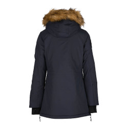 Parka longue Brooke Horze femme Bleu marine foncé