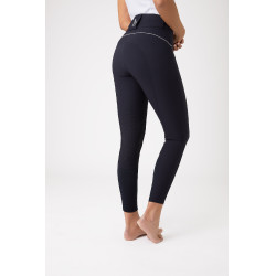 Pantalon taille haute basanes silicone Aubrey Horze femme Bleu marine foncé Pantalon taille haute basanes silicone Aubrey Horze femme Bleu marine foncé