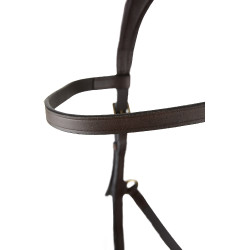 Bridon combiné Orlando Horze bitless en cuir Marron Bridon combiné Orlando Horze bitless en cuir Marron