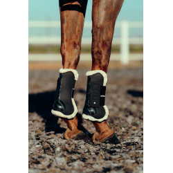 Guêtres Caliber Horze mouton Noir Guêtres Caliber Horze mouton Noir