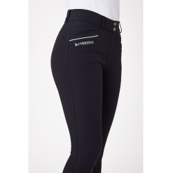Pantalon d'équitation Fond intégral Silicone Amincissant Patricia femme B Vertigo Bleu marine foncé / blanc Pantalon d'équitation Fond intégral Silicone Amincissant Patricia femme B Vertigo Bleu marine foncé / blanc