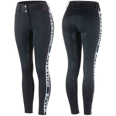 Pantalon d'équitation fonctionnel taille haute fond intégral silicone Angelika femme B Vertigo Pantalon d'équitation fonctionnel taille haute fond intégral silicone Angelika femme B Vertigo