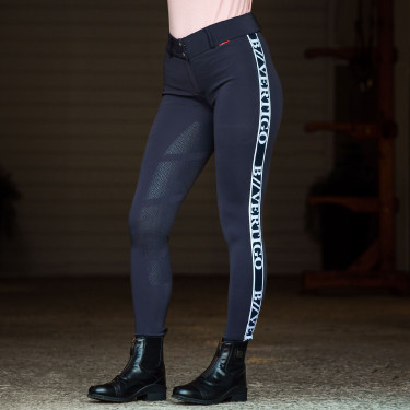Pantalon d'équitation fonctionnel taille haute fond intégral silicone Angelika femme B Vertigo Pantalon d'équitation fonctionnel taille haute fond intégral silicone Angelika femme B Vertigo