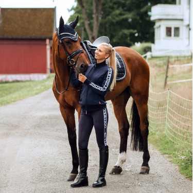 Pantalon d'équitation fonctionnel taille haute fond intégral silicone Angelika femme B Vertigo Pantalon d'équitation fonctionnel taille haute fond intégral silicone Angelika femme B Vertigo