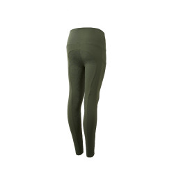 Legging à fond intégral Gillian pour enfant Horze Vert kaki beetle Legging à fond intégral Gillian pour enfant Horze Vert kaki beetle