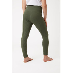 Legging à fond intégral Gillian pour enfant Horze Vert kaki beetle Legging à fond intégral Gillian pour enfant Horze Vert kaki beetle