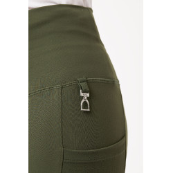 Legging à fond intégral Gillian pour enfant Horze Vert kaki beetle Legging à fond intégral Gillian pour enfant Horze Vert kaki beetle